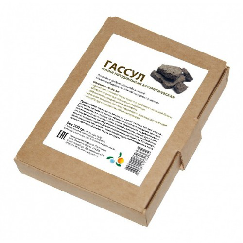 Натуральная косметическая глина &amp;quot;Гассул&amp;quot;, 200гр. (Мыльные орехи)