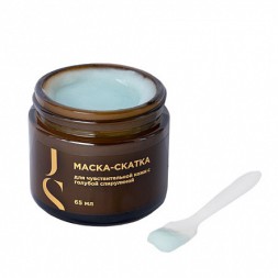 JURASSIC SPA Маска-скатка для чувствительной кожи с голубой спирулиной, 65 мл