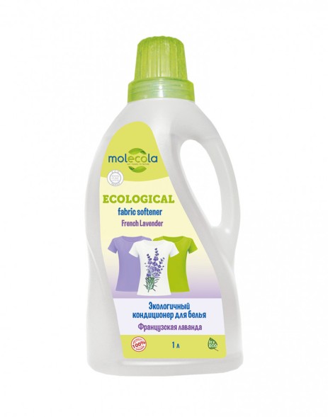 MOLECOLA Кондиционер для белья &amp;quot;Французская лаванда&amp;quot;, 1 л