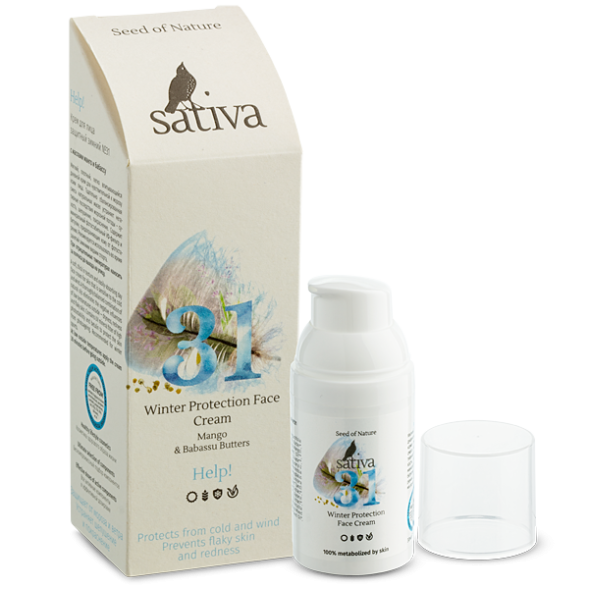 Sativa №31 Крем для лица защитный (зимний), 30 мл