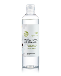 OrganicZone Тоник для лица с AHA-кислотами  с лифтинг-эффектом, 250 мл