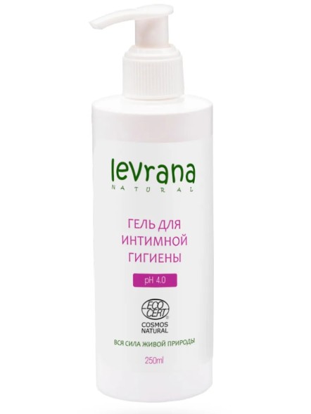 Гель для интимной гигиены pH 4.0, 250мл. (Levrana)