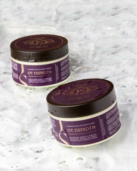 JURASSIC SPA Моющий скраб для кожи головы &amp;quot;От перхоти&amp;quot;, 300 мл