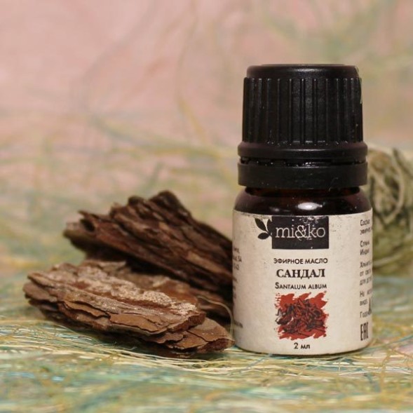 Сандала эфирное масло, органик, 2 мл. (МиКо)