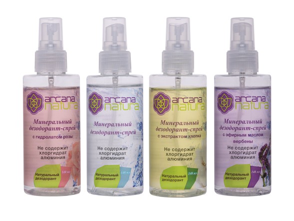 Минеральный дезодорант-спрей, 140мл. (Arcana Natura)
