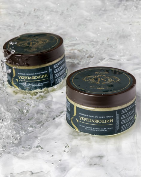 JURASSIC SPA Моющий скраб для кожи головы &amp;quot;Укрепляющий&amp;quot;, 300 мл