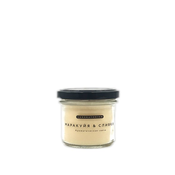 Laboratorium mini Ароматическая свеча &amp;quot;Маракуйя и сливки&amp;quot;, 100 мл