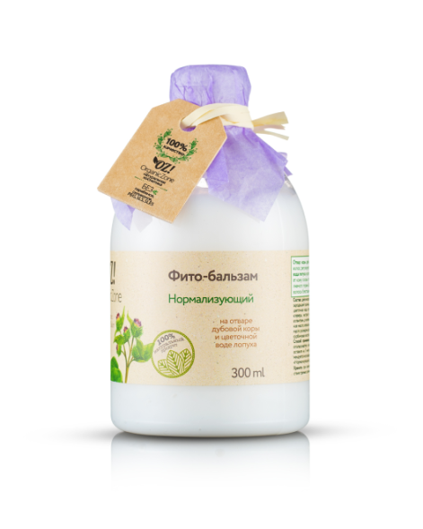 OrganicZone Фито-бальзам для волос &amp;quot;Нормализующий&amp;quot;, 300 мл