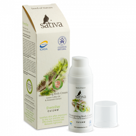 Крем для тела увлажняющий №16, 150мл. (Sativa)