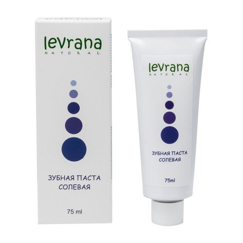 Зубная паста «Солевая» с розовой морской солью, 75мл. (Levrana)