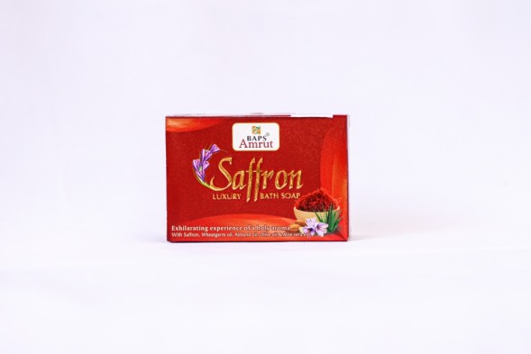 Шафран Люкс банное мыло (Saffron Luxury Bath Soap), 100гр. (Baps Amrut)