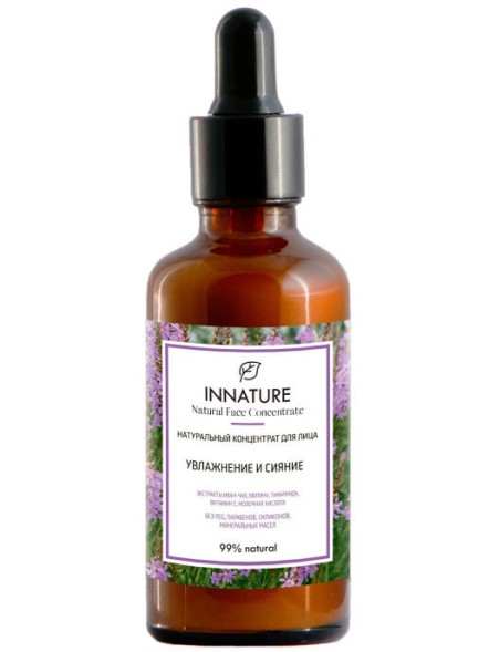 INNATURE Концентрат для лица &amp;quot;Увлажнение и сияние&amp;quot;, 50 мл