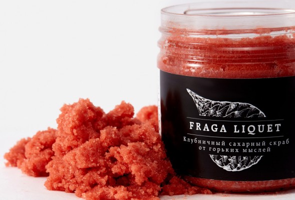 Laboratorium mini Скраб сахарный для тела &amp;quot;Клубничный&amp;quot;, 150 мл