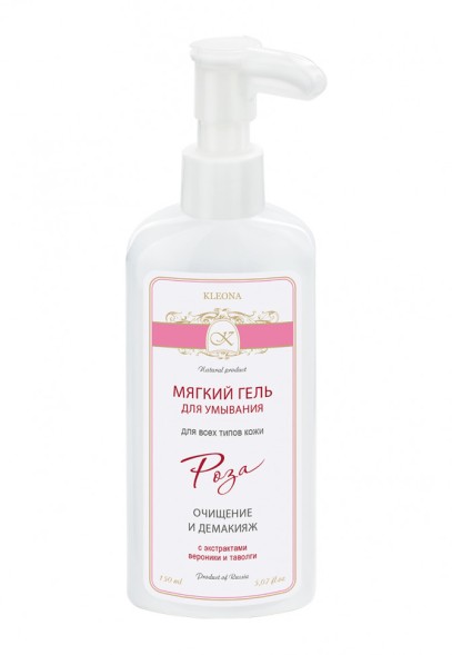Kleona Мягкий гель для умывания 150 мл - Роза