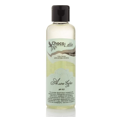 ChocoLatte Гель-пенка для интимной гигиены АЛОЭ ВЕРА РН 4.5, 100 мл