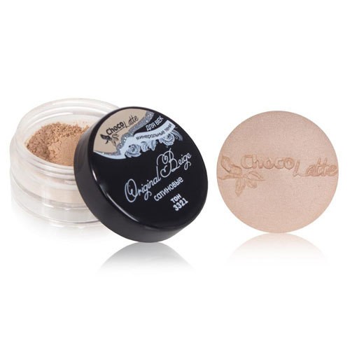 Тени минеральные для век, тон 3321 Original Beige, сатиновые, 3мл/1,2гр. (TM ChocoLatte)