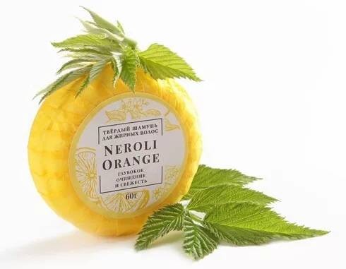 Blagovkus Твердый шампунь для волос &amp;quot;Neroli &amp;amp; Orange&amp;quot;, 60 гр