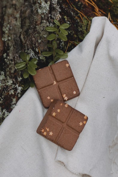 Шоколад для ванны &amp;quot;Латте&amp;quot;, 90гр. ТМ TAIGANICA