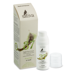 Sativa №37 Крем для лица для жирной и комбинированной кожи (ночной), 50 мл