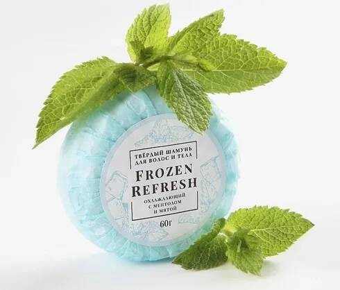 Blagovkus Твердый шампунь для волос и тела &amp;quot;Frozen Refresh&amp;quot;, 60 гр