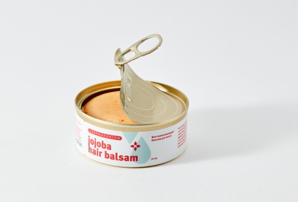 Laboratorium Твердый бальзам для волос &amp;quot;Восстанавливающий&amp;quot;, 70 гр