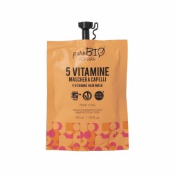 PuroBio Маска для всех типов волос 5 Vitamins, 40 мл