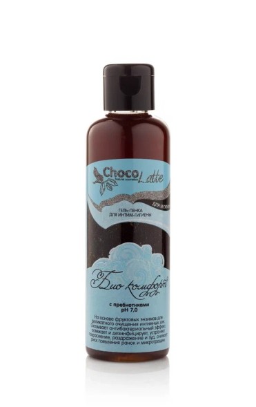 ChocoLatte Гель-пенка для интимной гигиены БИО-КОМФОРТ РН 7.0, 100 мл