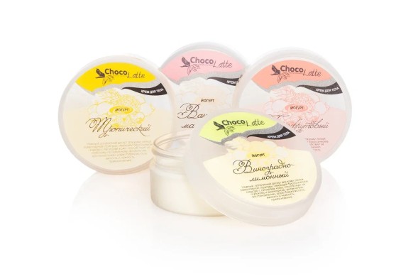 ChocoLatte Крем для тела ЙОГУРТ ВИНОГРАДНО-ЛИМОННЫЙ, 150 мл