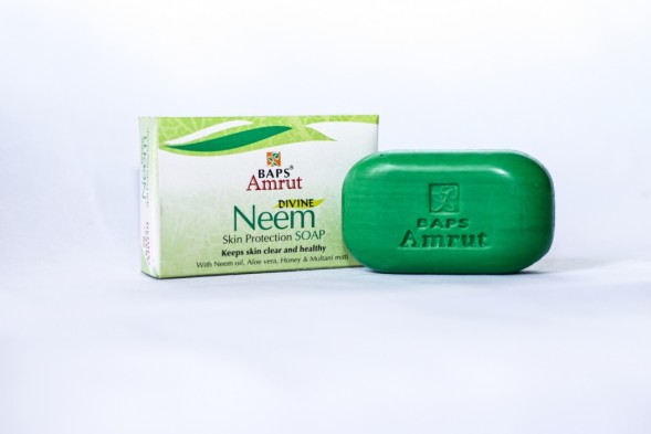 Дивине Ним Защита Кожи мыло (Divine Neem Skin Protection Soaр), 75гр. (Baps Amrut)