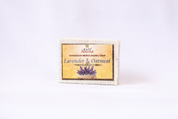 Увлажняющее мыло ручной работы Лаванда &amp; Овес (Handmade Moisturizing Soap Lavender &amp; Oatmeal), 125гр. (Baps Amrut)