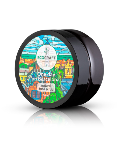EcoCraft Скраб для лица для зрелой кожи Один день в Барселоне, 60 мл