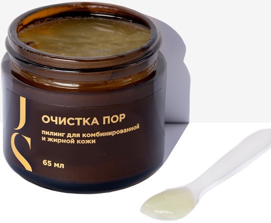 JURASSIC SPA Пилинг для комбинированной и жирной кожи очистка пор, 65 мл