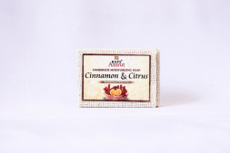 Увлажняющее мыло ручной работы Корица &amp; Цитрус (Handmade Moisturizing Soap Cinnamon &amp; Citrus), 125гр. (Baps Amrut)
