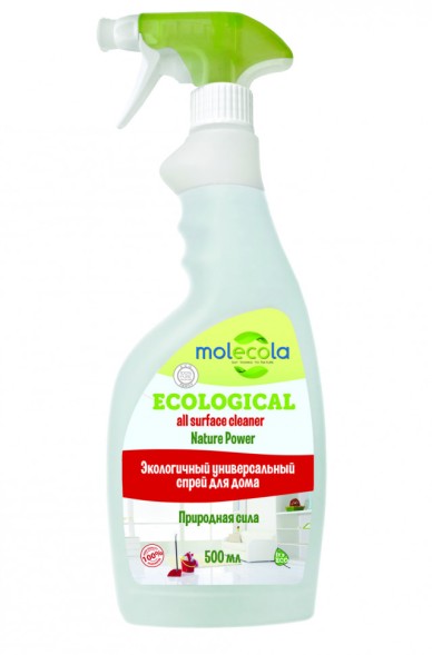 MOLECOLA Универсальный спрей для дома экологичный &amp;quot;Природная сила&amp;quot;, 500 мл