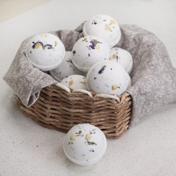 Соль для ванны &amp;quot;Безмятежность&amp;quot; с фито-минеральным комплексом (шарик), 160гр. ТМ TAIGANICA