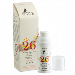 Sativa №26 Крем для лица для зрелой кожи (ночной), 50 мл