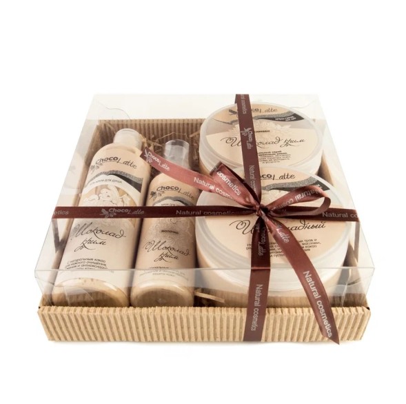 Подарочный набор №8 для тела/волос/душа ШОКОЛАД-КРИМ (TM ChocoLatte)