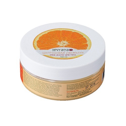 Крем-масло &amp;quot;Цитрусовая свежесть&amp;quot;, 150мл. Levrana