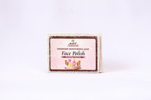 Увлажняющее мыло ручной работы Сияющая кожа (Handmade Moisturizing Soap Face Polish), 125гр. (Baps Amrut)