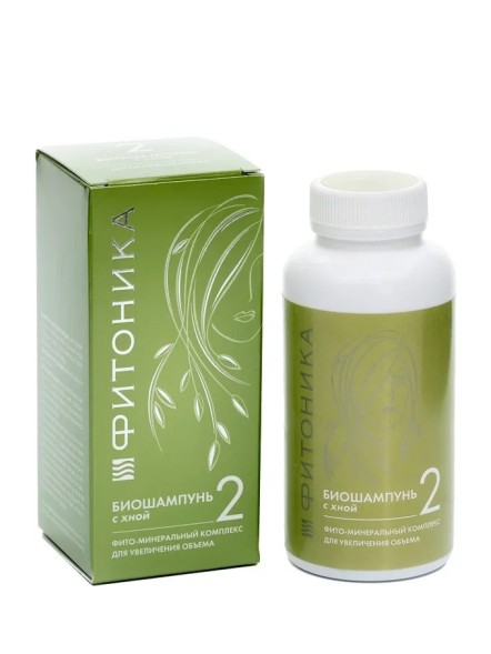 Биошампунь Фитоника №2 &amp;quot;С хной&amp;quot; Увеличение объема волос, 130г (БиоБьюти)