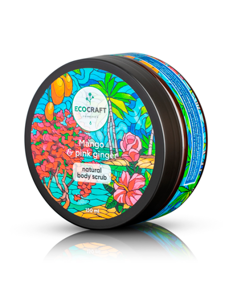 EcoCraft Скраб для тела Манго и розовый имбирь, 150 мл