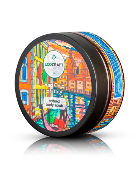 EcoCraft Скраб для тела Красное золото Италии, 150 мл