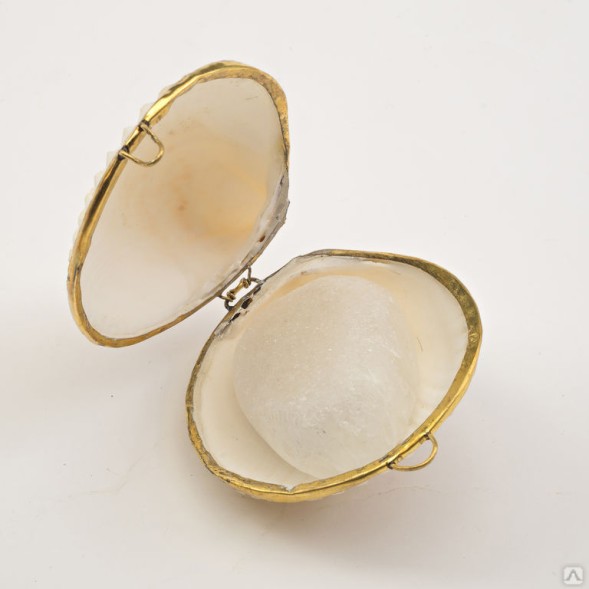 Кристалл  свежести  в натуральной тихоокеанской раковине Коклес, цельный, 55г. (Кристалл Свежести)