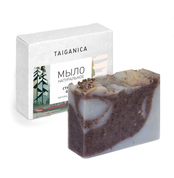Мыло натуральное &amp;quot;Студёное озеро&amp;quot;, 100-110гр. ТМ TAIGANICA