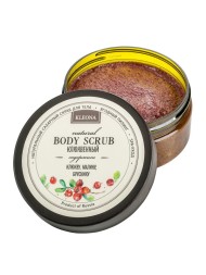 Kleona Скраб сахарный для тела "Спелая клюква", 200 гр