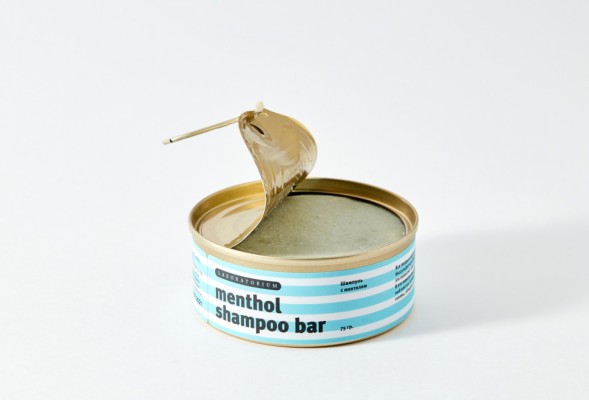 Laboratorium Твердый шампунь для волос &amp;quot;Ментоловый&amp;quot;, 75 гр