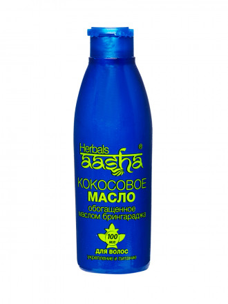 Масло для волос кокосовое с Брингараджем, 100мл. (Aasha Herbals)