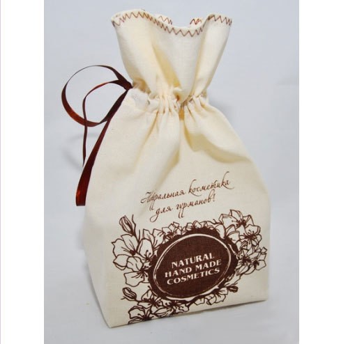Подарочный мешочек на завязках NATURAL COSMETICS