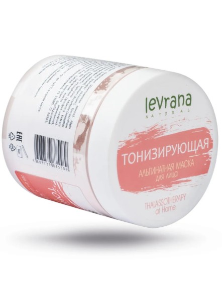 Альгинатная маска для лица «Тонизирующая», 30гр. (Levrana)