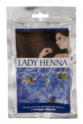 Маска против выпадения волос с Черным тмином, 100гр. (Lady Henna, Aasha)